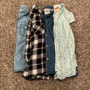 Lot of {4} girls (5T) shirts